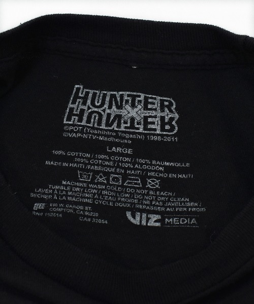 VINTAGE(ヴィンテージ)の「【ヴィンテージ古着】HUNTER×HUNTER / ハンター×ハンター プリントTシャツ(Tシャツ/カットソー・メンズ・ブラック・LARGE)」の8枚目の写真