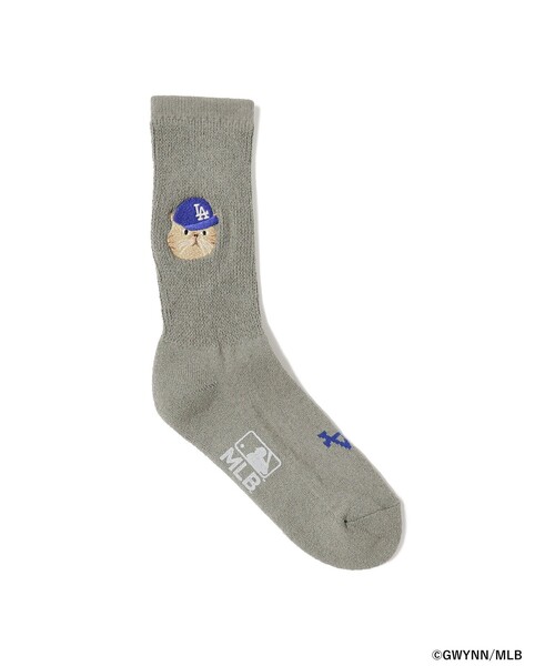 ROSTER SOX(ロスターソックス)の「【別注】ROSTER SOX / MLB キャット ソックス(ソックス/靴下・レディース・ネイビー/ホワイト/グレー・ONE SIZE)」の1枚目の写真