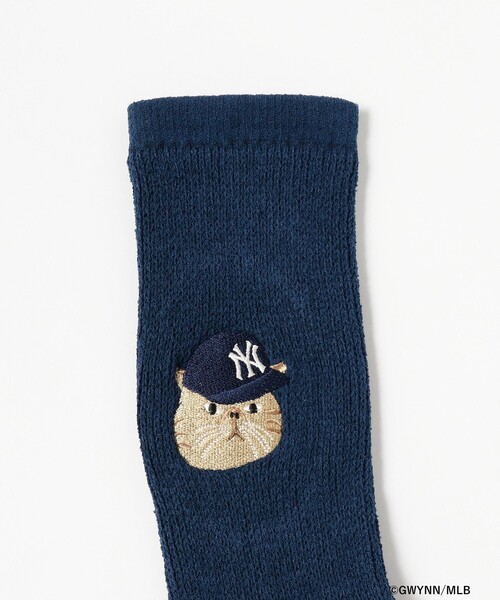 ROSTER SOX(ロスターソックス)の「【別注】ROSTER SOX / MLB キャット ソックス(ソックス/靴下・レディース・ネイビー/ホワイト/グレー・ONE SIZE)」の6枚目の写真