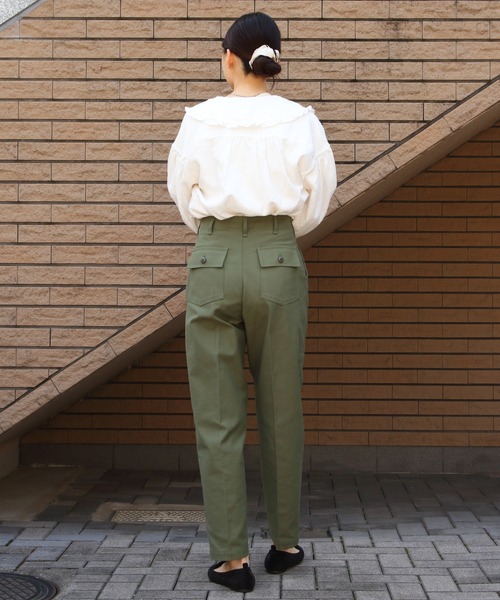 THE SHINZONE（ザ　シンゾーン）の「THE SHINZONE/シンゾーン　コットンガーゼブラウス　COTTON GAUZE BLOUSE　25SMSBL19（シャツ/ブラウス・レディース・ホワイト/ブラック・FREE）」の11枚目の写真