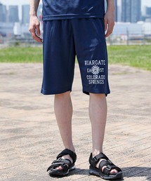 速乾ドライメッシュ加工 アメカジプリントショーツ
