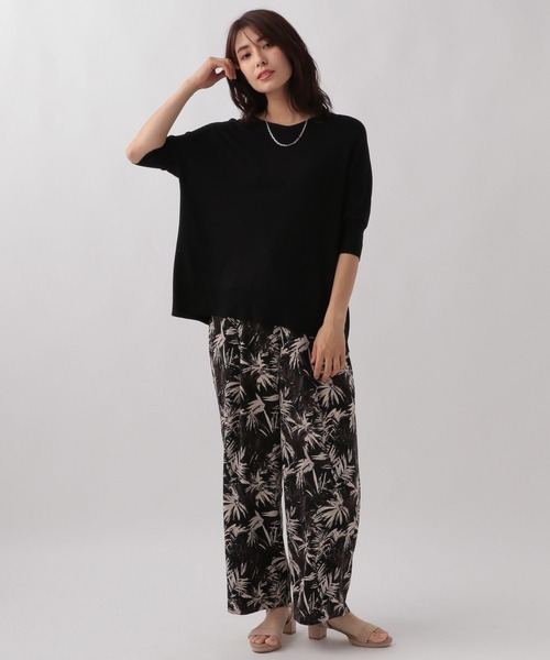 Elura（エルーラ）の「やっとタッチニットプルオーバー/133603（ニット/セーター・レディース・ブルー/ブラック/ライトベージュ・FREE）」の10枚目の写真