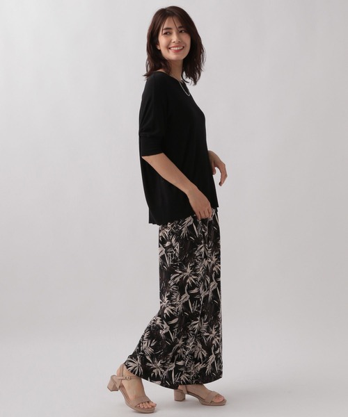 Elura（エルーラ）の「やっとタッチニットプルオーバー/133603（ニット/セーター・レディース・ブルー/ブラック/ライトベージュ・FREE）」の9枚目の写真