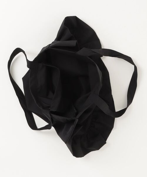 RUBY AND YOU（ルビーアンドユー）の「［select］フリルトートバッグ（トートバッグ・レディース・ホワイト/ブラック・FREE）」の6枚目の写真