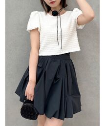 dazzlin | バックリボンシャーリングカットプルオーバー(Tシャツ/カットソー)