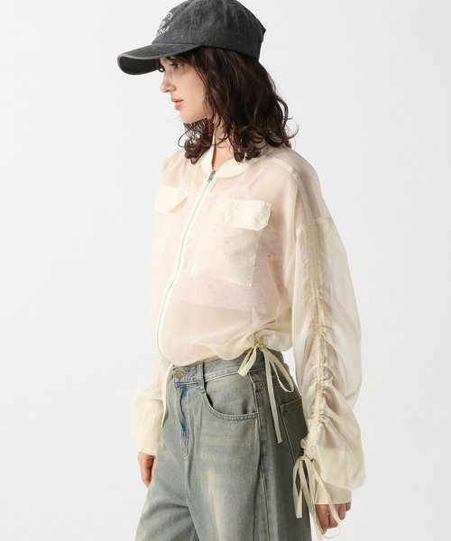 FOREVER 21(フォーエバー トゥエンティーワン)の「【2024FW】シアーシャーリングブルゾン(ブルゾン・レディース・ブラック/オフホワイト・FREE)」の17枚目の写真