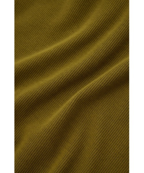 M_（エムアンダーバー）の「オーガニックコットン×リサイクルポリエステルチュールの2WAY長袖トップス（Tシャツ/カットソー・レディース・ブラック/ライトベージュ/グリーン・FREE）」の13枚目の写真