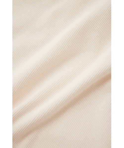 M_（エムアンダーバー）の「オーガニックコットン×リサイクルポリエステルチュールの2WAY長袖トップス（Tシャツ/カットソー・レディース・ブラック/ライトベージュ/グリーン・FREE）」の11枚目の写真