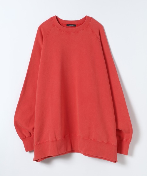 JEANASIS(ジーナシス)の「【WEB限定】ヴィンテージウラケBIGプルオーバー/150264(スウェット・レディース・ブラック系その他/ホワイト/ボルドー/ブラック/グレー系その他/ネイビー/ライトイエロー/アッシュグレー/ネイビー系/ブラウン系その他/グレイッシュベージュ/パープル/グリーン/オフホワイト/杢グレー/ライム/レッド・MEDIUM/LARGE/SMALL)」の16枚目の写真