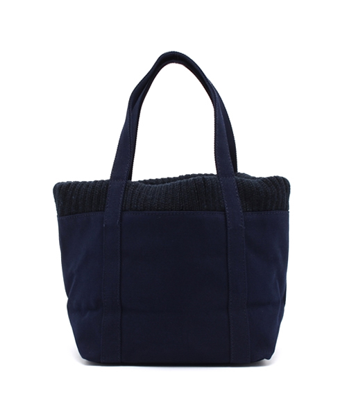 RAY CASSIN（レイカズン）の「【SEDA 12月号掲載】 リブキャンバスミニトート（トートバッグ・レディース・ネイビー/キナリ・FREE）」の4枚目の写真