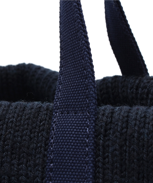 RAY CASSIN（レイカズン）の「【SEDA 12月号掲載】 リブキャンバスミニトート（トートバッグ・レディース・ネイビー/キナリ・FREE）」の5枚目の写真