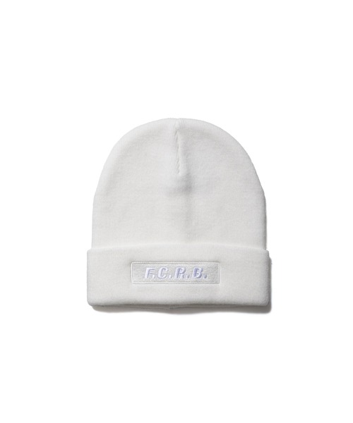 F.C.Real Bristol（エフシーレアルブリストル）の「EMBROIDERY LOGO BEANIE（ニットキャップ/ビーニー・メンズ・グリーン/ブルー/グレー/ネイビー/カーキ/ブラック/ホワイト・FREE）」の2枚目の写真