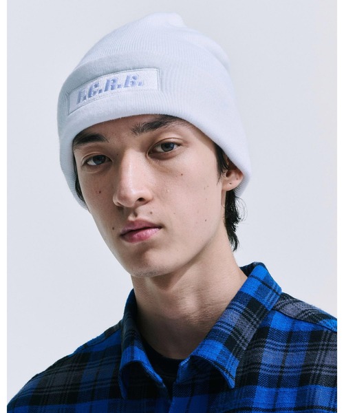 F.C.Real Bristol（エフシーレアルブリストル）の「EMBROIDERY LOGO BEANIE（ニットキャップ/ビーニー・メンズ・グリーン/ブルー/グレー/ネイビー/カーキ/ブラック/ホワイト・FREE）」の8枚目の写真