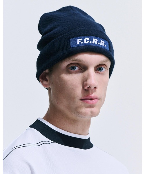F.C.Real Bristol（エフシーレアルブリストル）の「EMBROIDERY LOGO BEANIE（ニットキャップ/ビーニー・メンズ・グリーン/ブルー/グレー/ネイビー/カーキ/ブラック/ホワイト・FREE）」の17枚目の写真