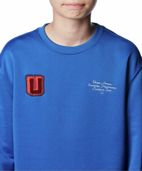 UNDER ARMOUR(アンダーアーマー)の「UAテック テリー グラフィック クルー(トレーニング/KIDS)(スウェット・キッズ・ブルー系・140cm/150cm/160cm)」の7枚目の写真