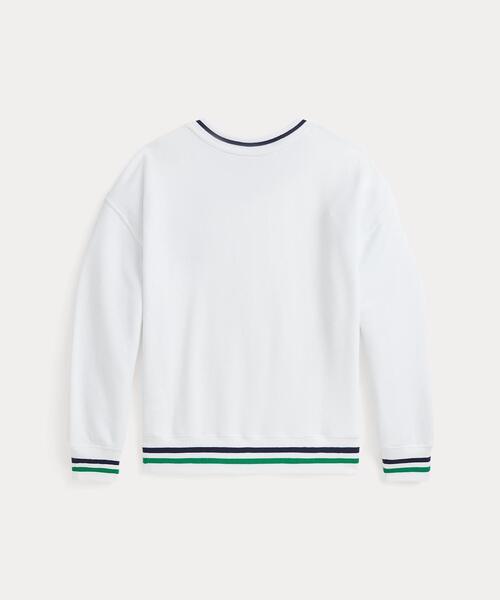 ★POLO RALPH LAUREN★クレストフリースカラー スウェットシャツ US オープン クレスト コットン フリース スウェットシャツ