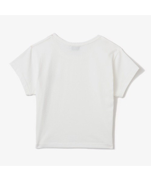 atmos pink(アトモスピンク)の「atmos pink Metalic Print Heart Logo T-shirt / アトモス ピンク メタリック プリント ハート ロゴ ティーシャツ(Tシャツ/カットソー・レディース・ブラック/ホワイト/バーガンディー・M/S)」の10枚目の写真
