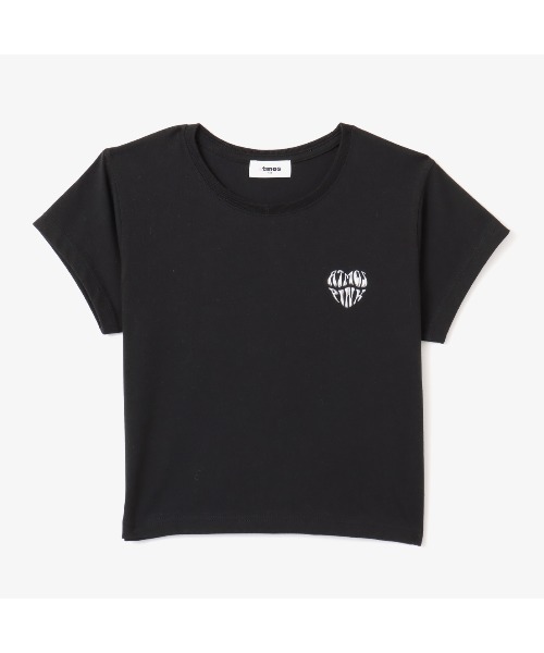 atmos pink(アトモスピンク)の「atmos pink Metalic Print Heart Logo T-shirt / アトモス ピンク メタリック プリント ハート ロゴ ティーシャツ(Tシャツ/カットソー・レディース・ブラック/ホワイト/バーガンディー・M/S)」の14枚目の写真