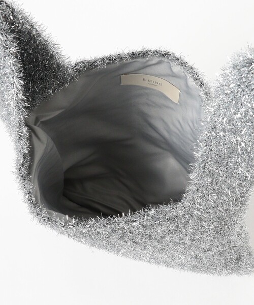 B:MING by BEAMS（ビーミングバイビームス）の「ラメニット バッグ（トートバッグ・レディース・シルバー/その他・ONE SIZE）」の5枚目の写真