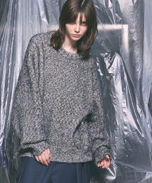 MAISON SPECIAL シルバー長袖ニット MAISON SPECIAL 「MAISON SPECIAL」 長袖ニット FREE シルバー