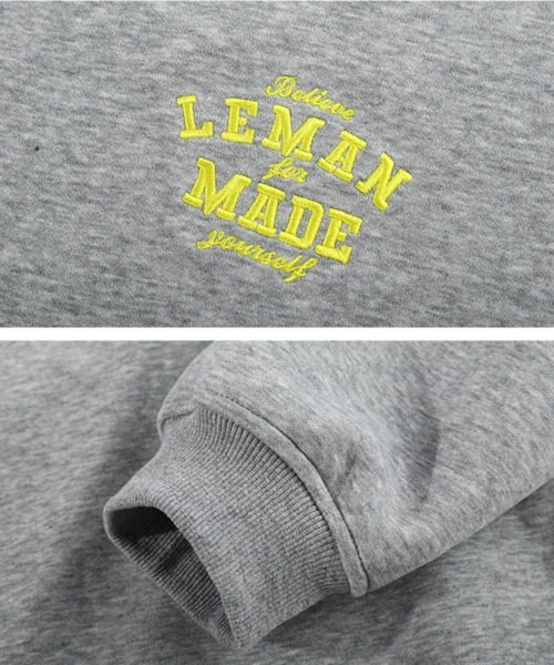 【セール】【Lemanism】胸ワンポイント刺繍 ヘビーウェイト 長袖 ポロシャツ（スウェット）｜Good Riddance（グッドリダンス）