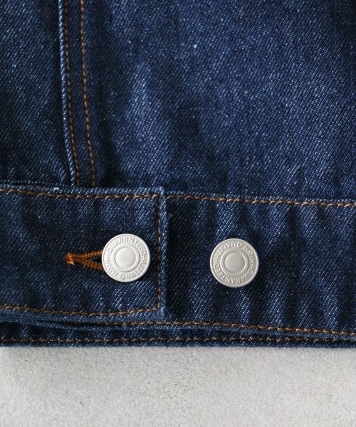 CRAFT STANDARD BOUTIQUE（クラフトスタンダードブティック）の「デニムリボンベスト（ベスト・レディース・ダークインディゴブルー/ブラック・FREE）」の17枚目の写真