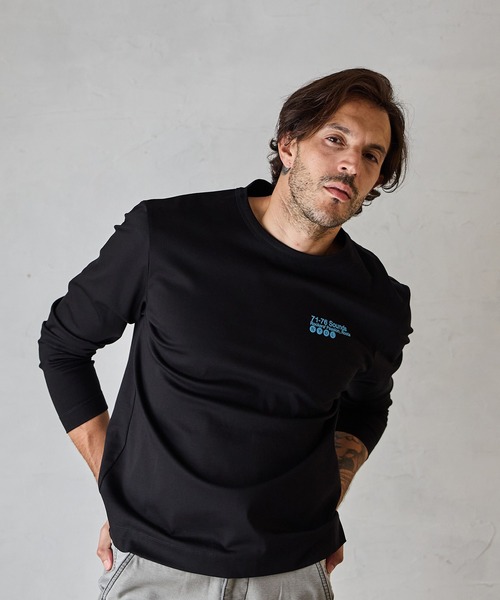 RATTLE TRAP（ラトルトラップ）の「シルケットポンチプリントTee（Tシャツ/カットソー・メンズ・ホワイト/ブラック・M/L/S/LL）」の2枚目の写真