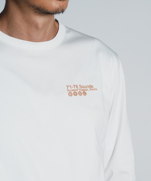 RATTLE TRAP（ラトルトラップ）の「シルケットポンチプリントTee（Tシャツ/カットソー・メンズ・ホワイト/ブラック・M/L/S/LL）」の14枚目の写真
