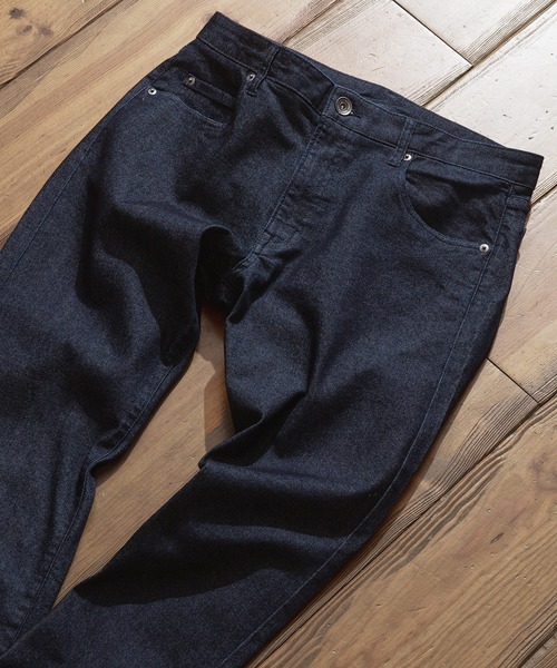Blue Standard (ブルースタンダード)の「【BLUE STANDARD/ブルースタンダード】スーパーストレッチデニムスリムストレート 軽量 美脚(デニムパンツ・メンズ・インディゴブルー/スミクロ/ワンウォッシュ・MEDIUM/LARGE/X-LARGE)」の2枚目の写真