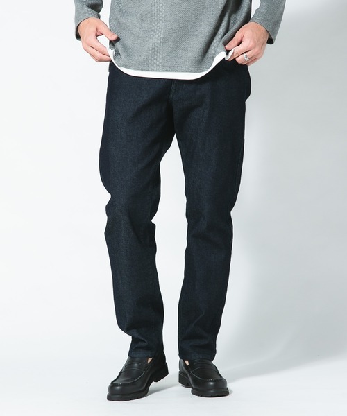 Blue Standard (ブルースタンダード)の「【BLUE STANDARD/ブルースタンダード】スーパーストレッチデニムスリムストレート 軽量 美脚(デニムパンツ・メンズ・インディゴブルー/スミクロ/ワンウォッシュ・MEDIUM/LARGE/X-LARGE)」の10枚目の写真