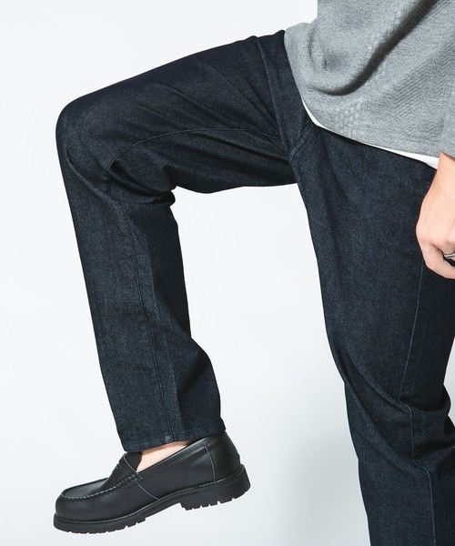 Blue Standard (ブルースタンダード)の「【BLUE STANDARD/ブルースタンダード】スーパーストレッチデニムスリムストレート 軽量 美脚(デニムパンツ・メンズ・インディゴブルー/スミクロ/ワンウォッシュ・MEDIUM/LARGE/X-LARGE)」の14枚目の写真