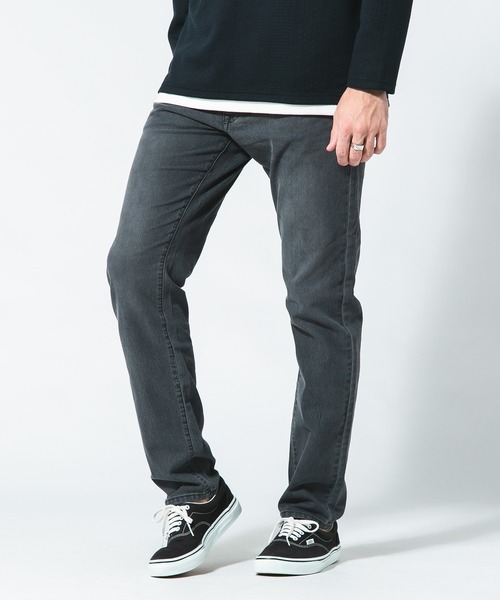 Blue Standard (ブルースタンダード)の「【BLUE STANDARD/ブルースタンダード】スーパーストレッチデニムスリムストレート 軽量 美脚(デニムパンツ・メンズ・インディゴブルー/スミクロ/ワンウォッシュ・MEDIUM/LARGE/X-LARGE)」の4枚目の写真