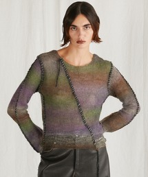 PRANK PROJECT | モヘヤカスリリバーシブルニットトップ/Mohair Blur Reversible Knit Top(ニット/セーター)