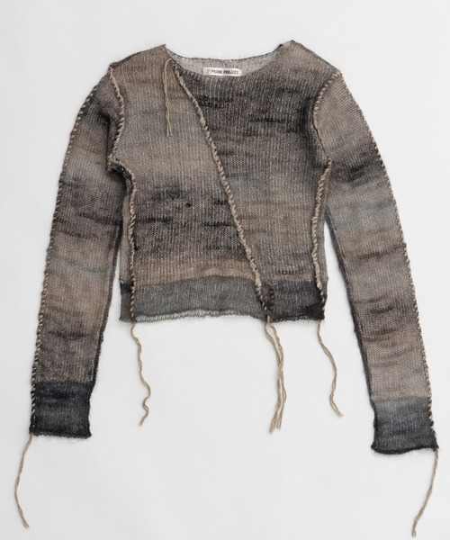 prank project モヘヤカスリリバーシブルニット モヘヤカスリリバーシブルニットトップ/Mohair Blur Reversible