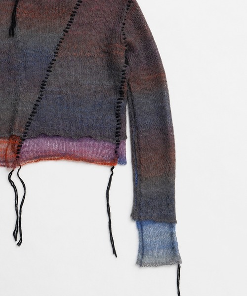 prank project モヘヤカスリリバーシブルニット モヘヤカスリリバーシブルニットトップ/Mohair Blur Reversible