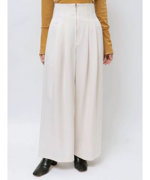 LAGUNAMOON（ラグナムーン）の「2タックワイドパンツ（その他パンツ・レディース・アイボリー/グレー・SMALL/MEDIUM）」の17枚目の写真