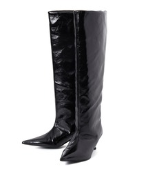 GANNI(ガニー) Soft Slouchy High Shaft Boot Naplack