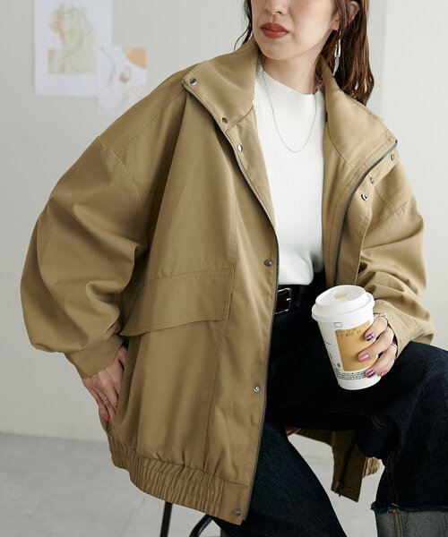 DISCOAT（ディスコート）の「【ユニセックス】カルゼスタンドブルゾン