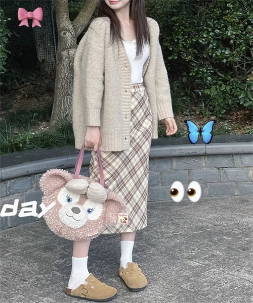 FREE STYLISTS(フリー スタイリスト)の「長袖Vネックニットカーディガン(カーディガン/ボレロ・レディース・グレー/カーキ/ブラウン・FREE)」の21枚目の写真