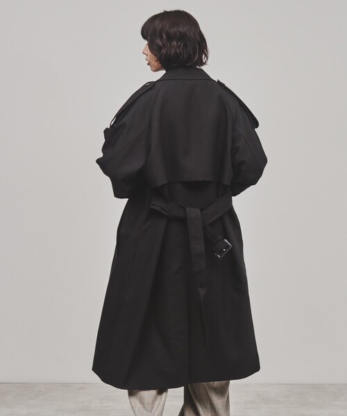 tk.TAKEO KIKUCHI(ティーケータケオキクチ)の「◆ビッグシルエットトレンチコート(トレンチコート・レディース・ブラウン系その他/ブラック・66)」の20枚目の写真