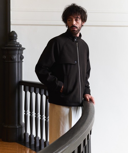 NewAnce(ニュアンス)の「【NewAnce】スウィングトップブルゾン(ブルゾン・メンズ・ブラック/ベージュ・M/L)」の2枚目の写真