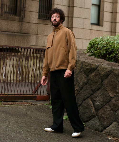 NewAnce(ニュアンス)の「【NewAnce】スウィングトップブルゾン(ブルゾン・メンズ・ブラック/ベージュ・M/L)」の5枚目の写真