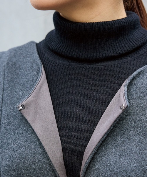 INCEDE（インシード）の「ジップジャンパースカート（ジャンパースカート・レディース・チャコールグレー/ブラック・M/L/LL）」の18枚目の写真