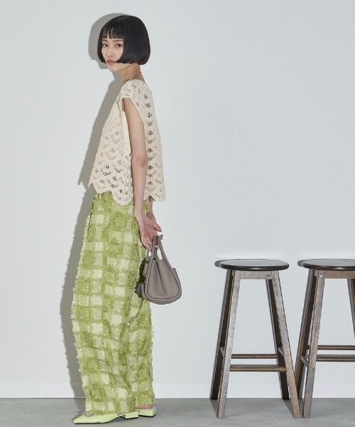 THE YOn（ザヨン）の「イージーパンツ（その他パンツ・レディース・ライム・FREE）」の3枚目の写真