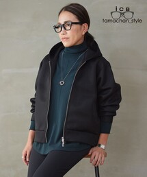 ICB（アイシービー）の「【ICB×tamachan_style コラボ】　シアーパーカー（パーカー）」