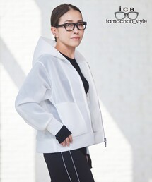 ICB（アイシービー）の「【ICB×tamachan_style コラボ】　シアーパーカー（パーカー）」