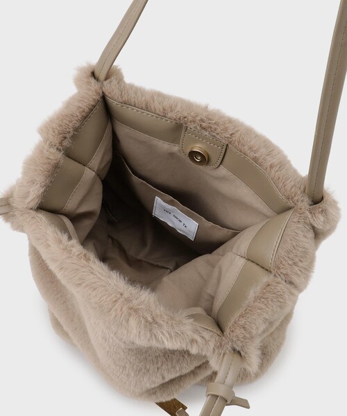 THE SHOP TK （ザ ショップ ティーケー ）の「◆ファートート（トートバッグ・レディース・ベージュ/スミクロ/ブラウン系その他・00）」の9枚目の写真