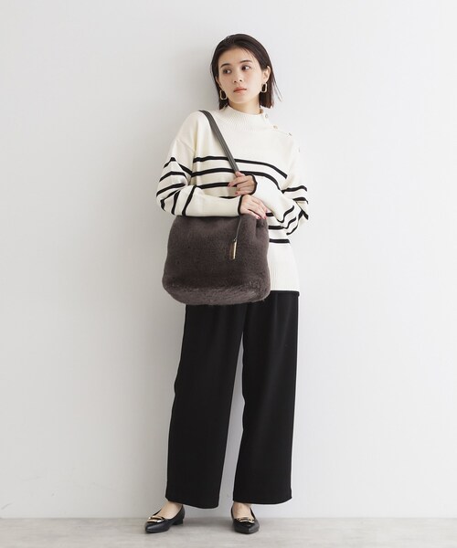 THE SHOP TK （ザ ショップ ティーケー ）の「◆ファートート（トートバッグ・レディース・ベージュ/スミクロ/ブラウン系その他・00）」の15枚目の写真