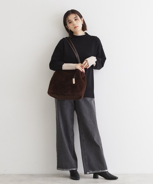 THE SHOP TK （ザ ショップ ティーケー ）の「◆ファートート（トートバッグ・レディース・ベージュ/スミクロ/ブラウン系その他・00）」の17枚目の写真