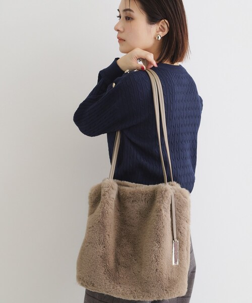 THE SHOP TK （ザ ショップ ティーケー ）の「◆ファートート（トートバッグ・レディース・ベージュ/スミクロ/ブラウン系その他・00）」の18枚目の写真